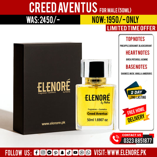 Aventus Creed – Bold & Iconic Woody Fresh Perfume for Men | Elenore