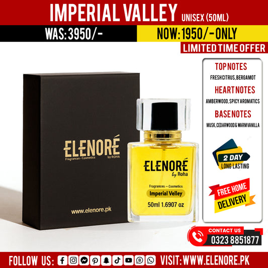 Imperial Velley – Luxurious Woody Fresh Perfume with Royal Depth | Elenore