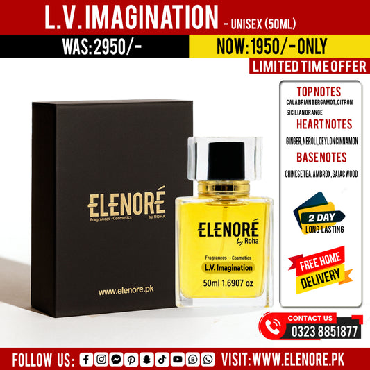 L.V. Imagination – Fresh Citrus, Clean & Luxurious Perfume | Elenore